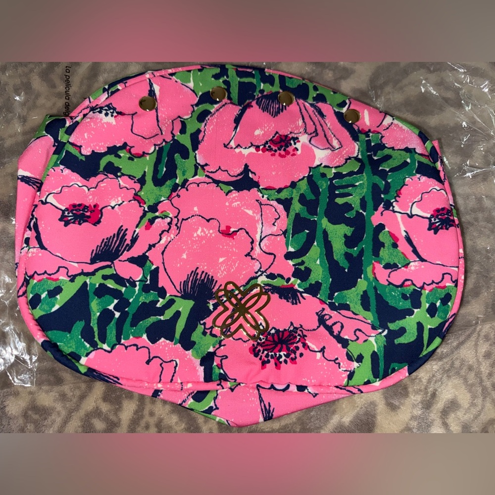 New Lilly Pulitzer Bamboo Bermuda Bag Cover Floral Tide Navy Florrie Pink Green